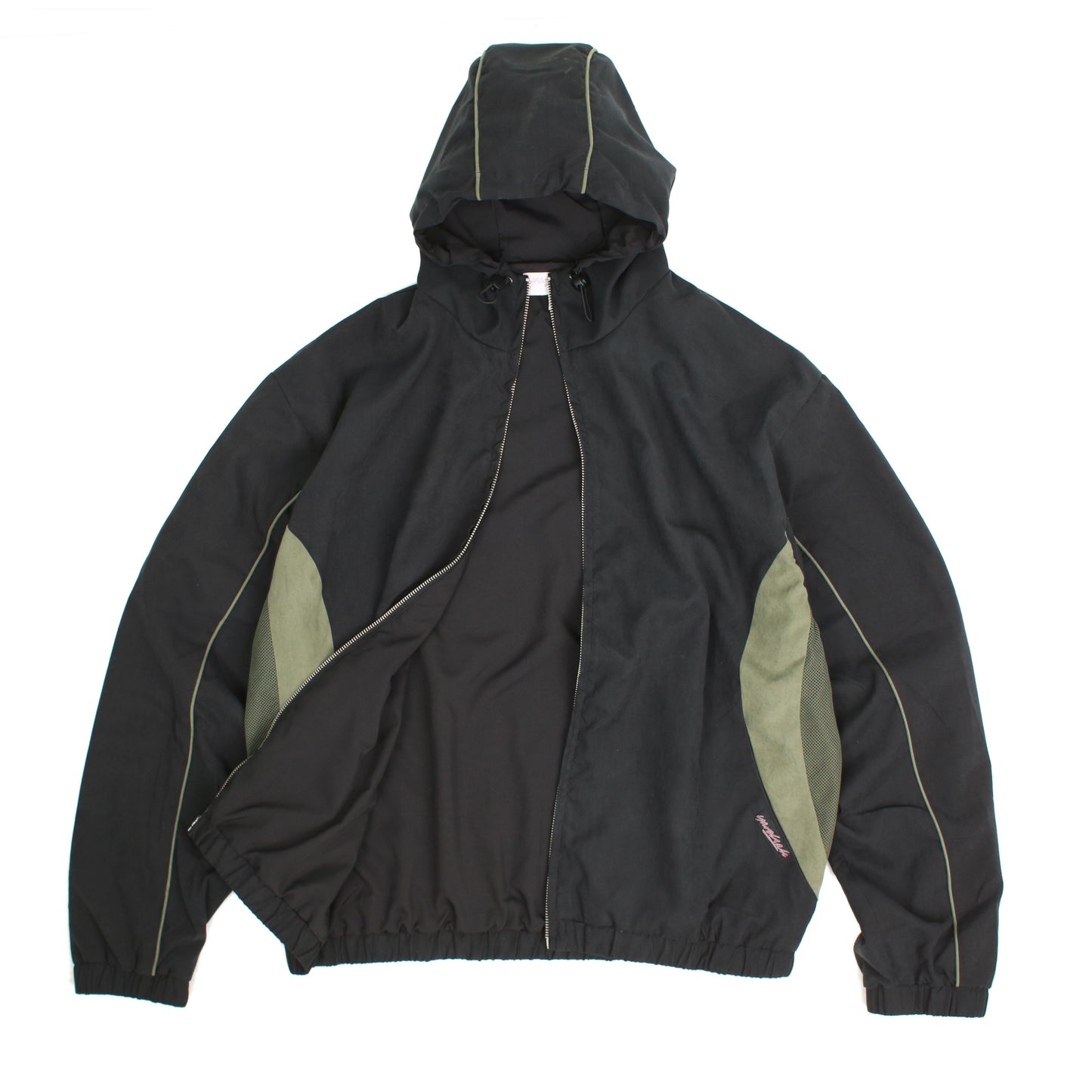 Luna Shell Track Jacket (Black/Green)