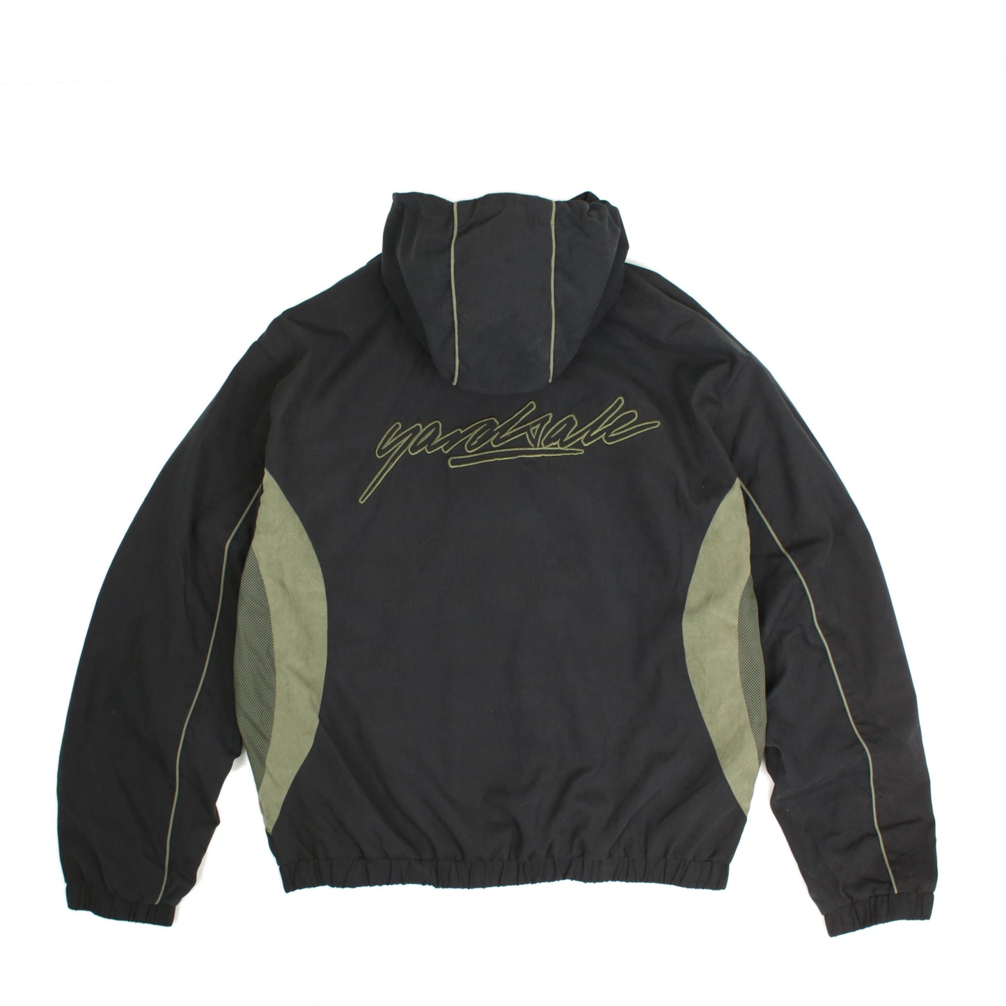Luna Shell Track Jacket (Black/Green)