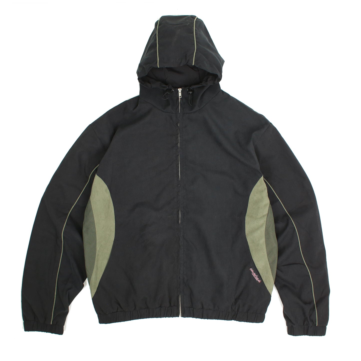 Luna Shell Track Jacket (Black/Green)