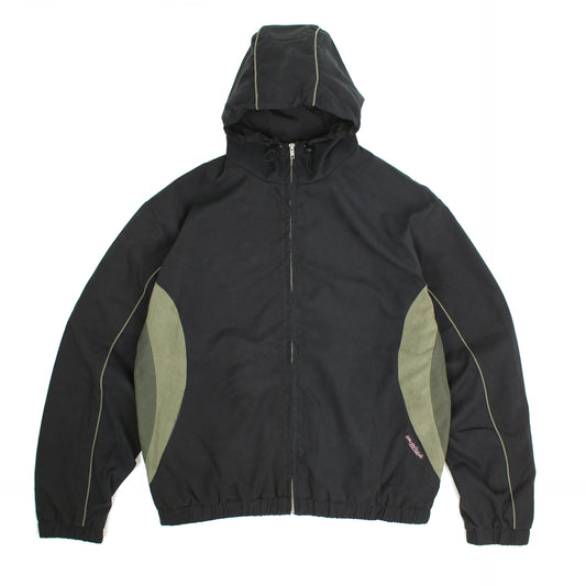 Luna Shell Track Jacket (Black/Green)