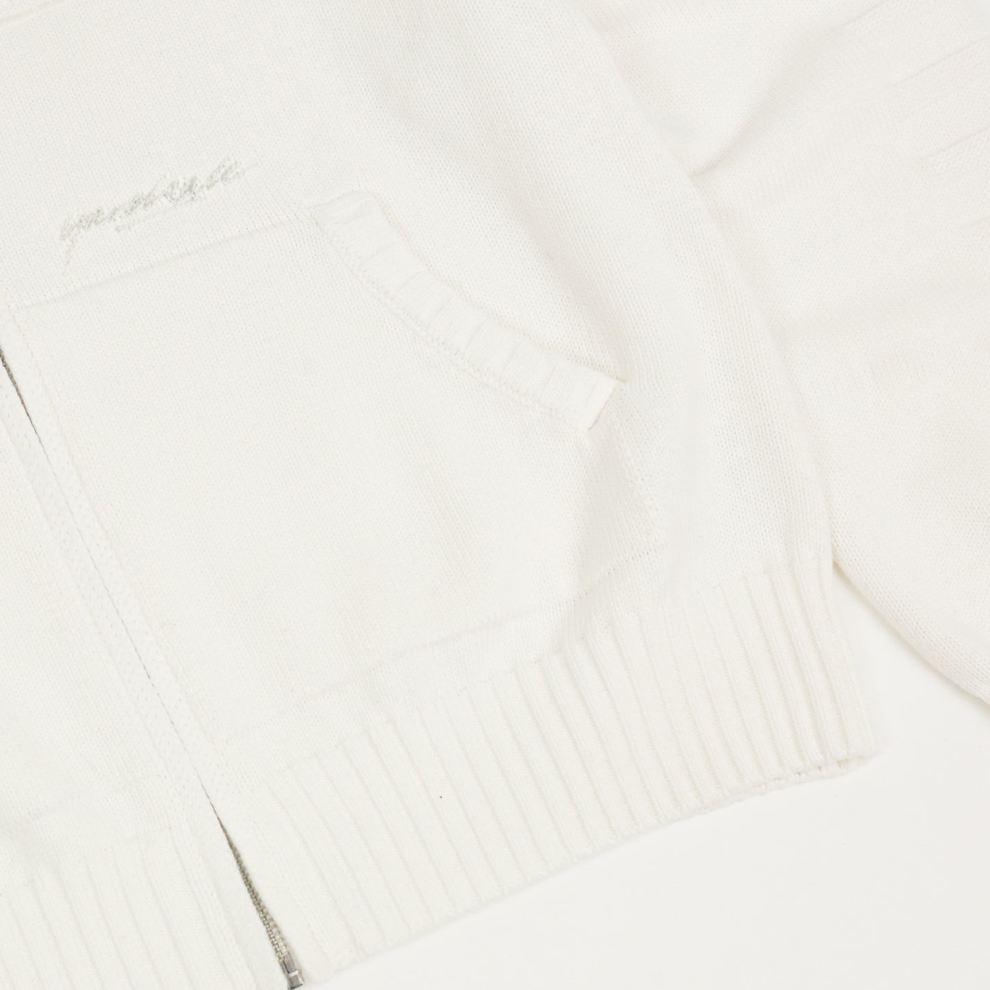 Faldo Knitted Full-Zip (Cream)