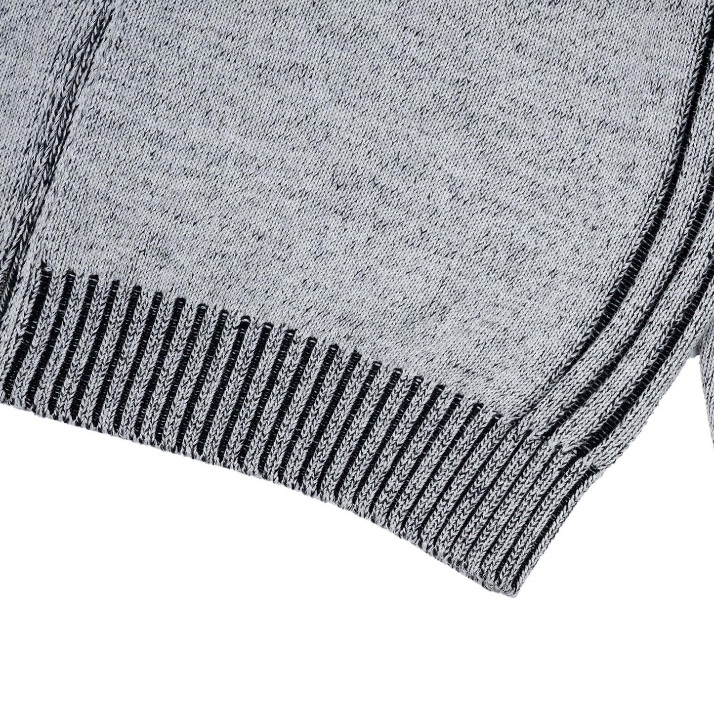 Heathered Phantasy Full-Zip (Stone/Black)