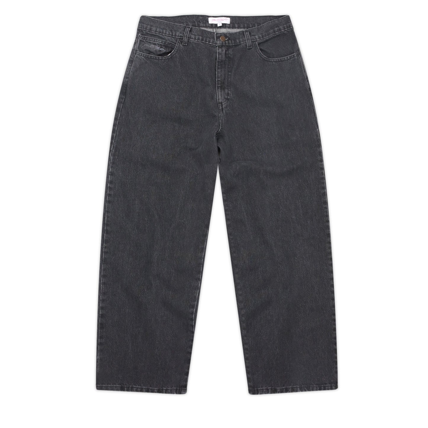 Slub Stain Phantasy Jeans (Black)
