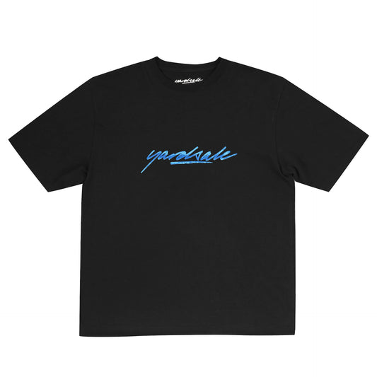 Script Sludge T-Shirt (Black)