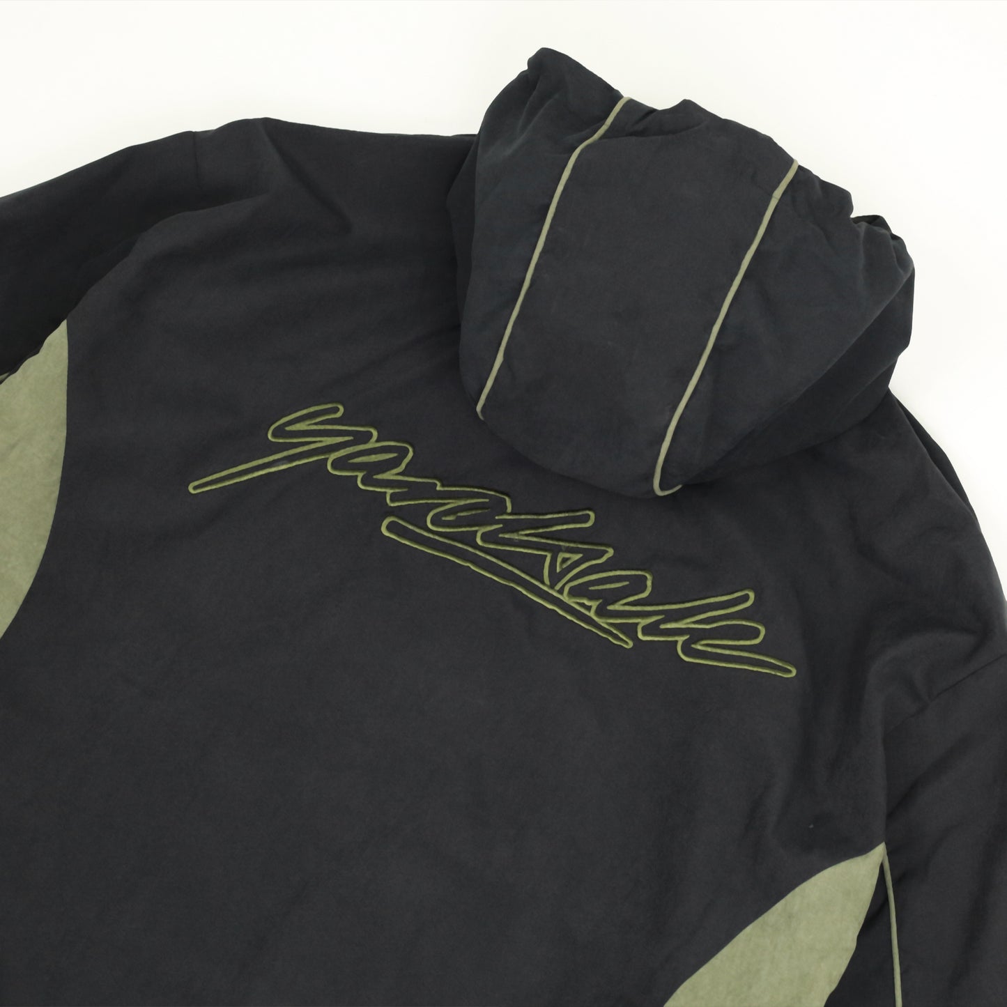 Luna Shell Track Jacket (Black/Green)
