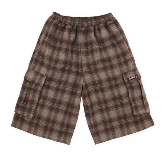 Shoreline Plaid Shorts (Brown)