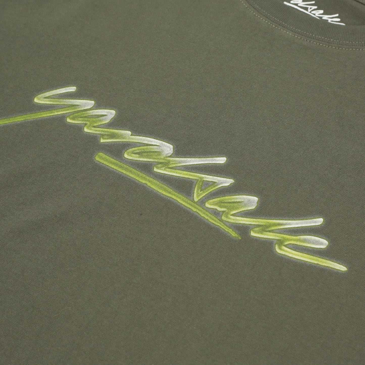 Washed Script T-Shirt (Sand)