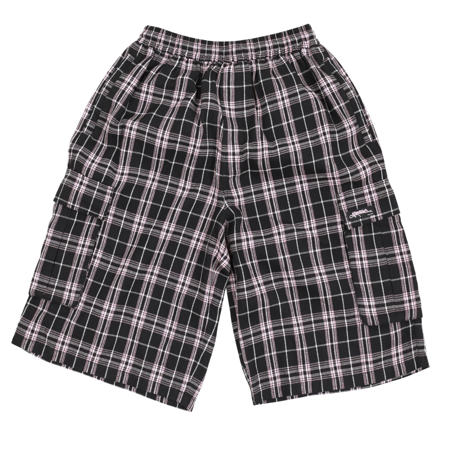 Shoreline Plaid Shorts (Black)