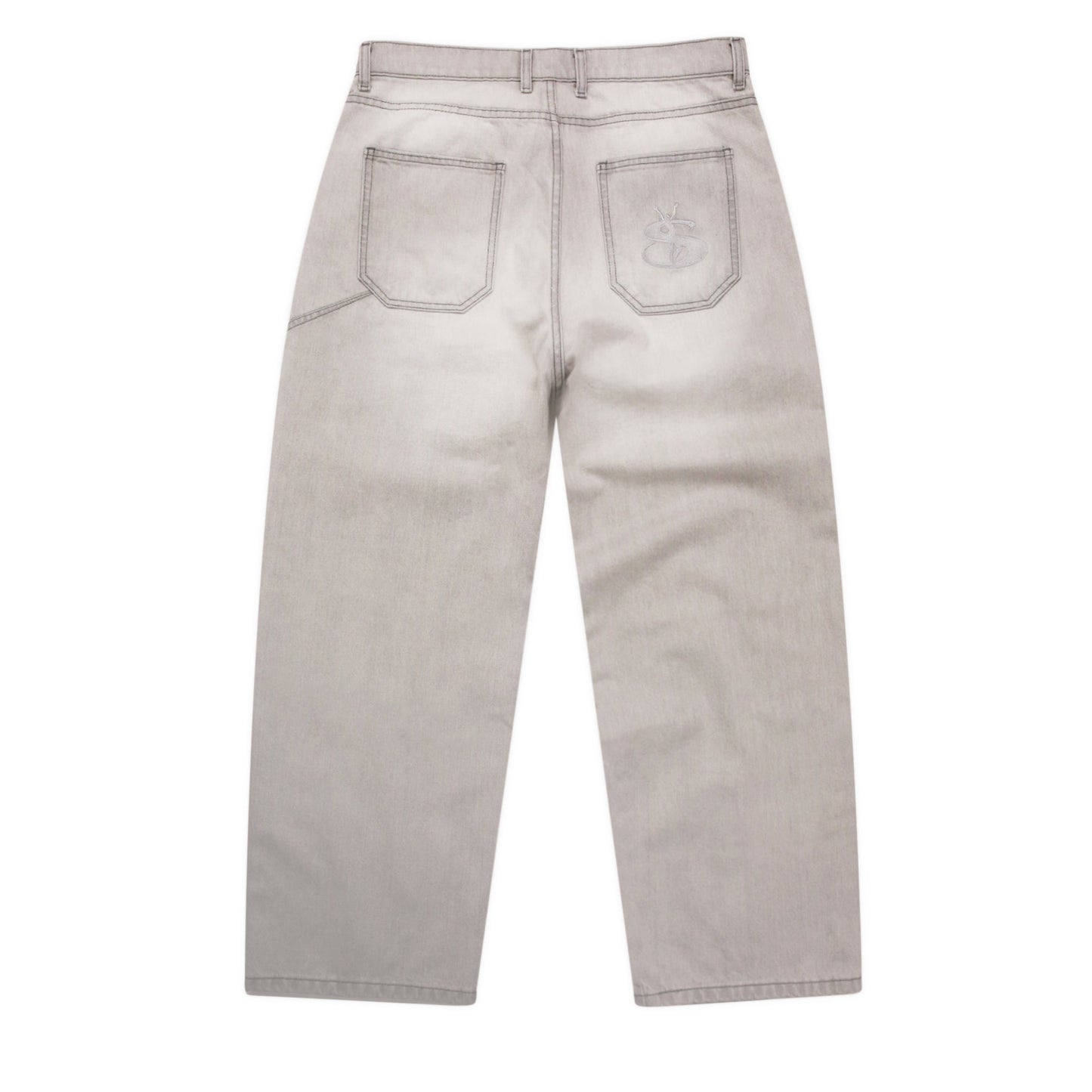 Slub Stain Phantasy Jeans (Silver)